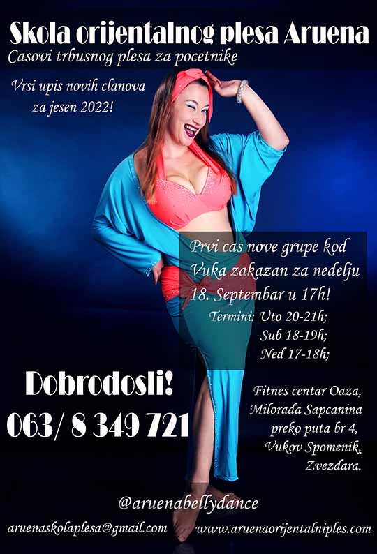Aruena bellydance škola, Beograd