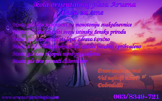 Aruena škola orijentalnog (trbušnog) plesa Aruena škola orijentalnog (trbušnog) plesa