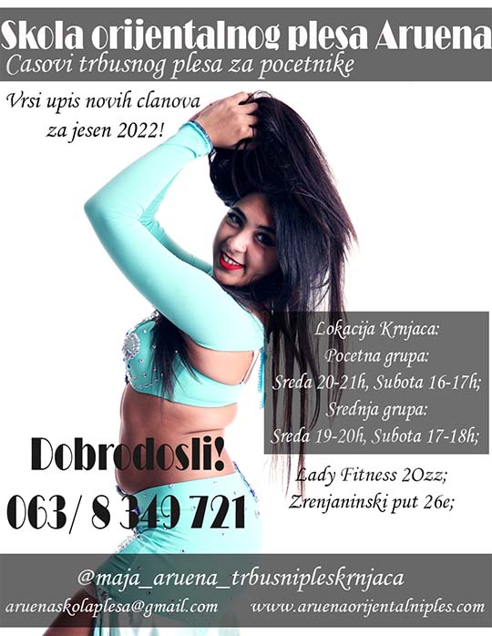 Aruena škola plesa Krnjača upis