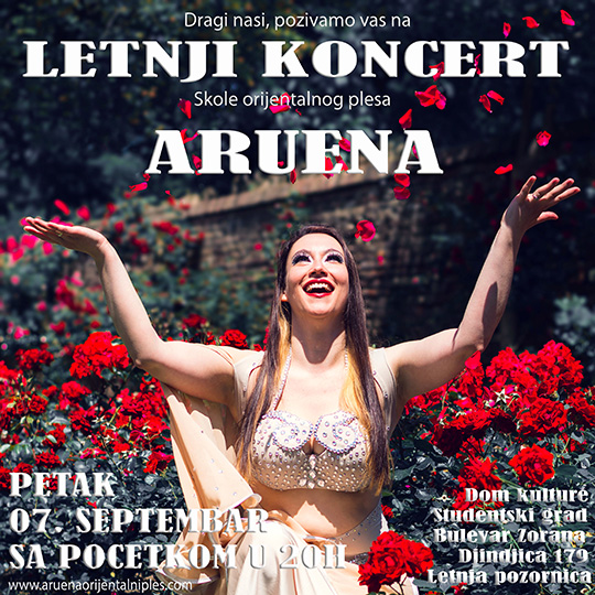 Letnji koncert plesne škole Aruena u Studenjaku!