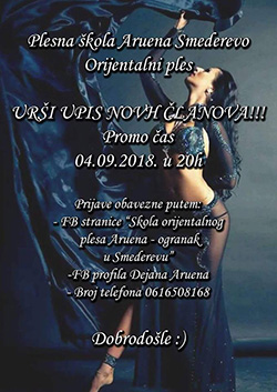 Aruena - upis u Smederevu!